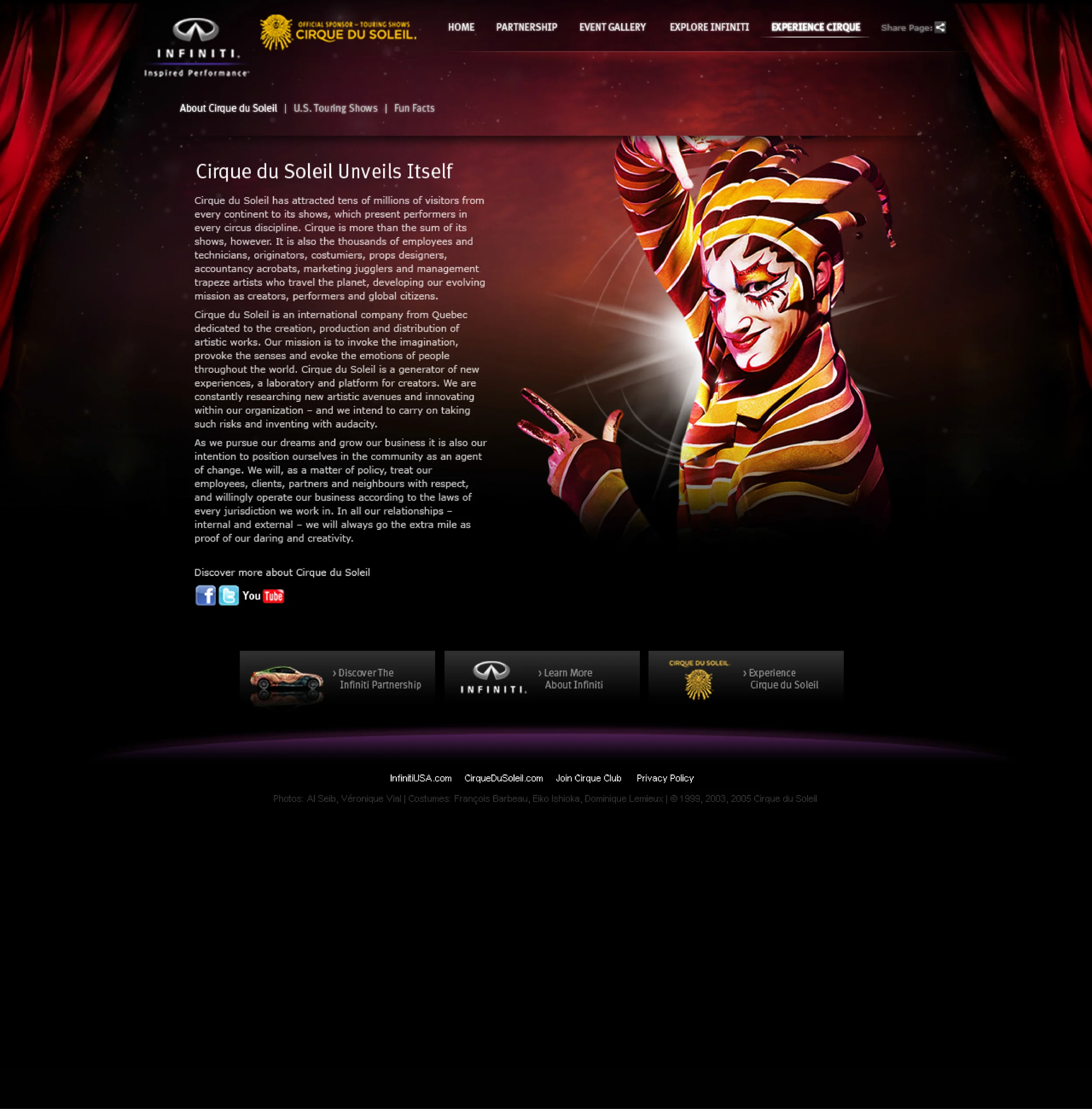 Infiniti + Cirque du Soleil