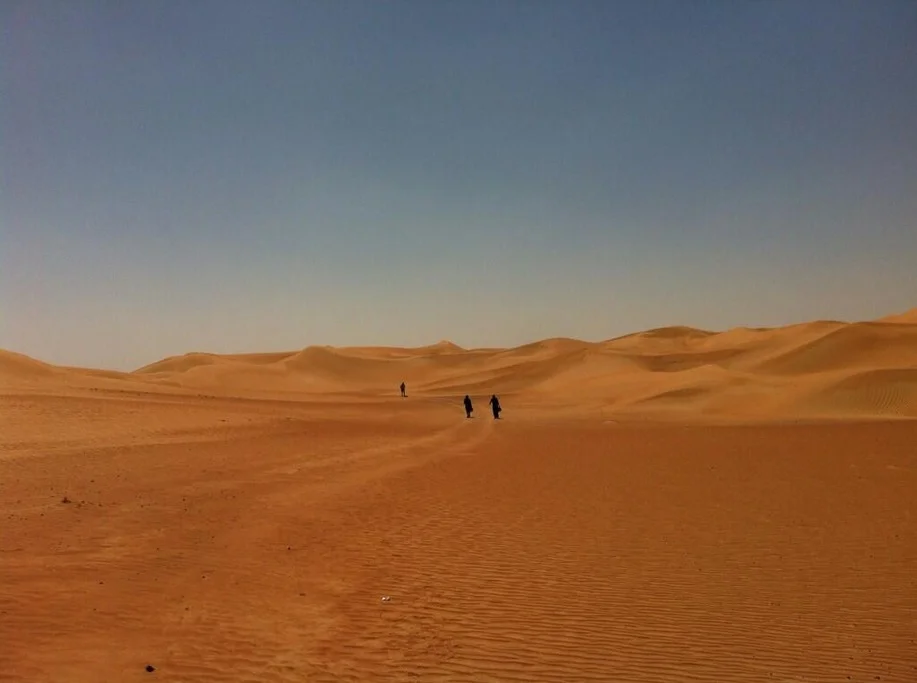Scouting in the Al Faqa Desert
