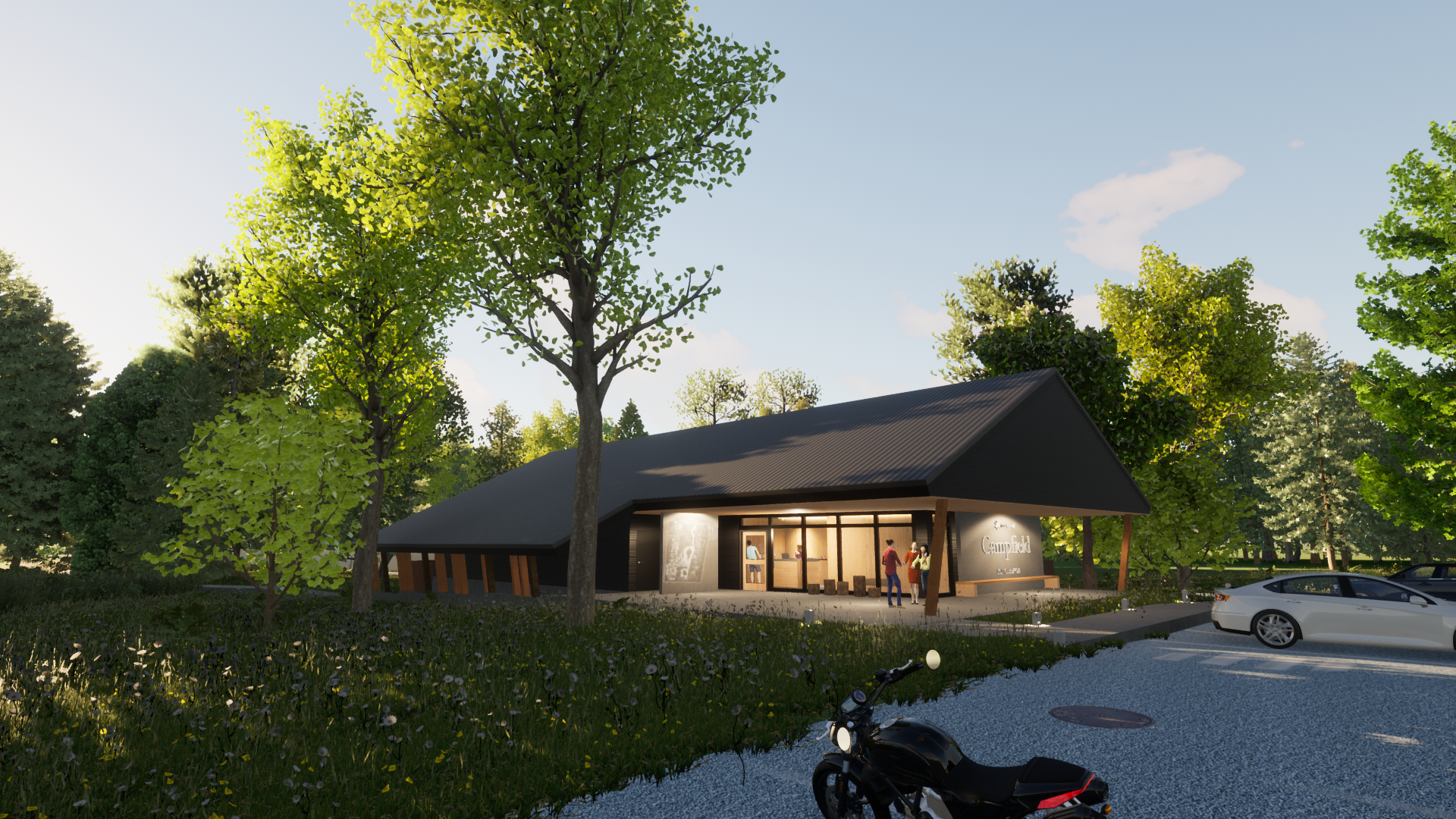 GATE HOUSE design for Snow Peak USA