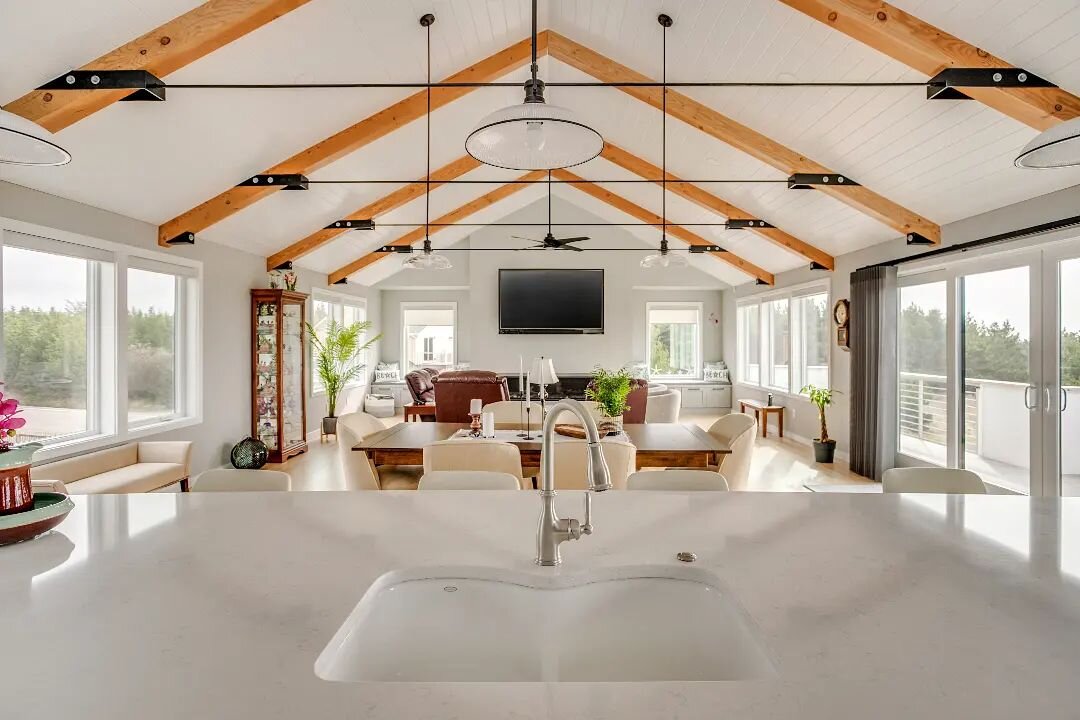 Our &quot;Cleanline&quot; cottage. Great clients make beautiful homes! 📸: @donniefiasco