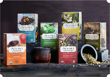 The best convenient, organic teas. Numi Tea. 