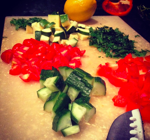 Make it easy for yourself. Let them do the chopping for you. Buy pre-washed and precut veggies. 
