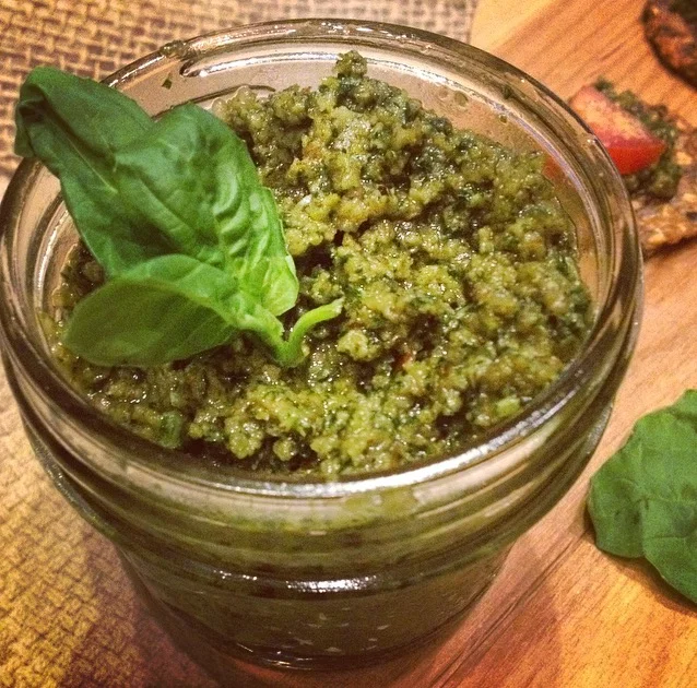 This pesto is brimming with good mood food.
