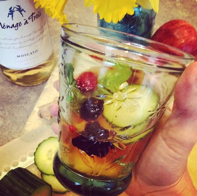 Sip on this Sexy Sangria and dream of warmer weather. 