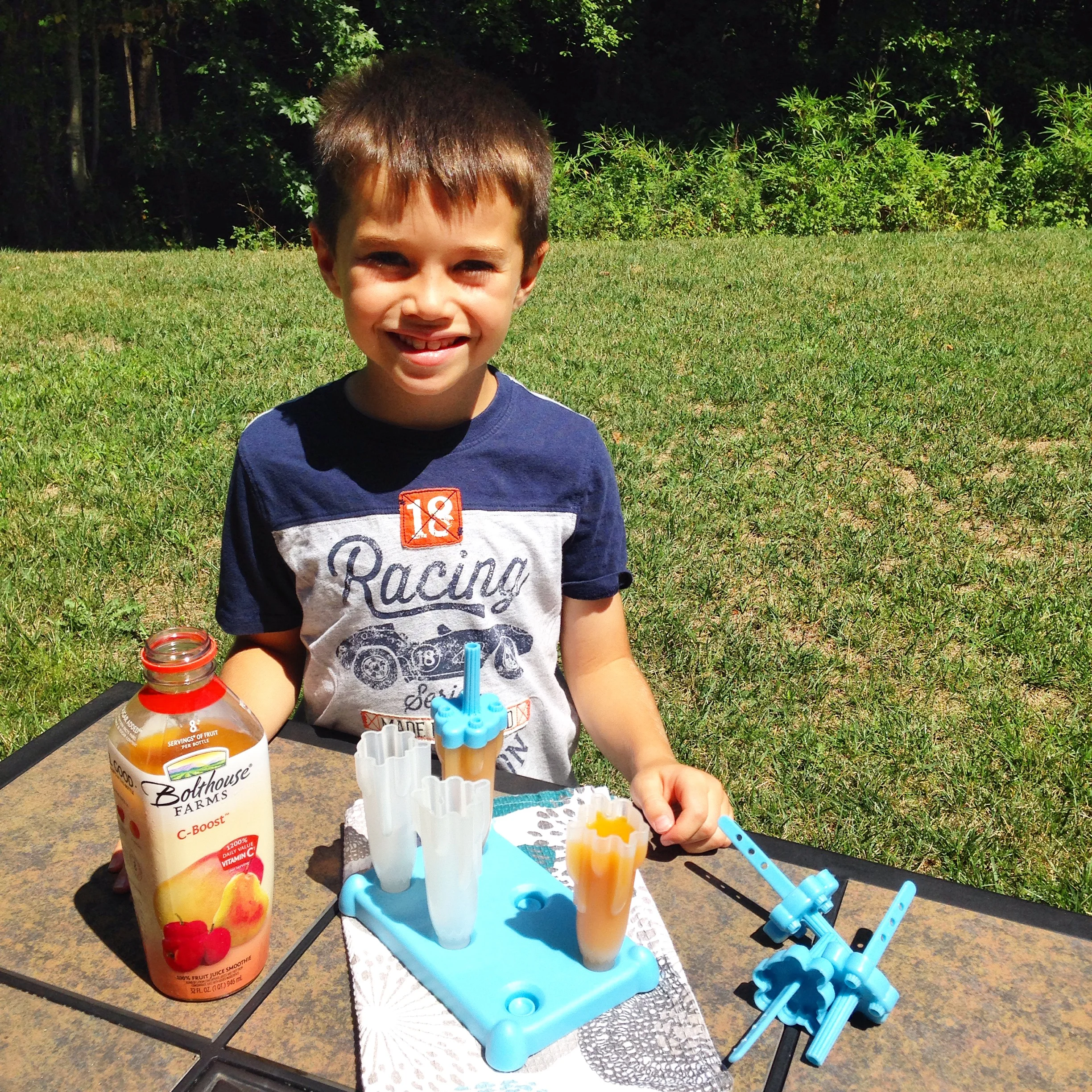 Make this a family event by freezing easy kid pops too with their favorite sugar free juice. Semi-homemade has never been so fun!