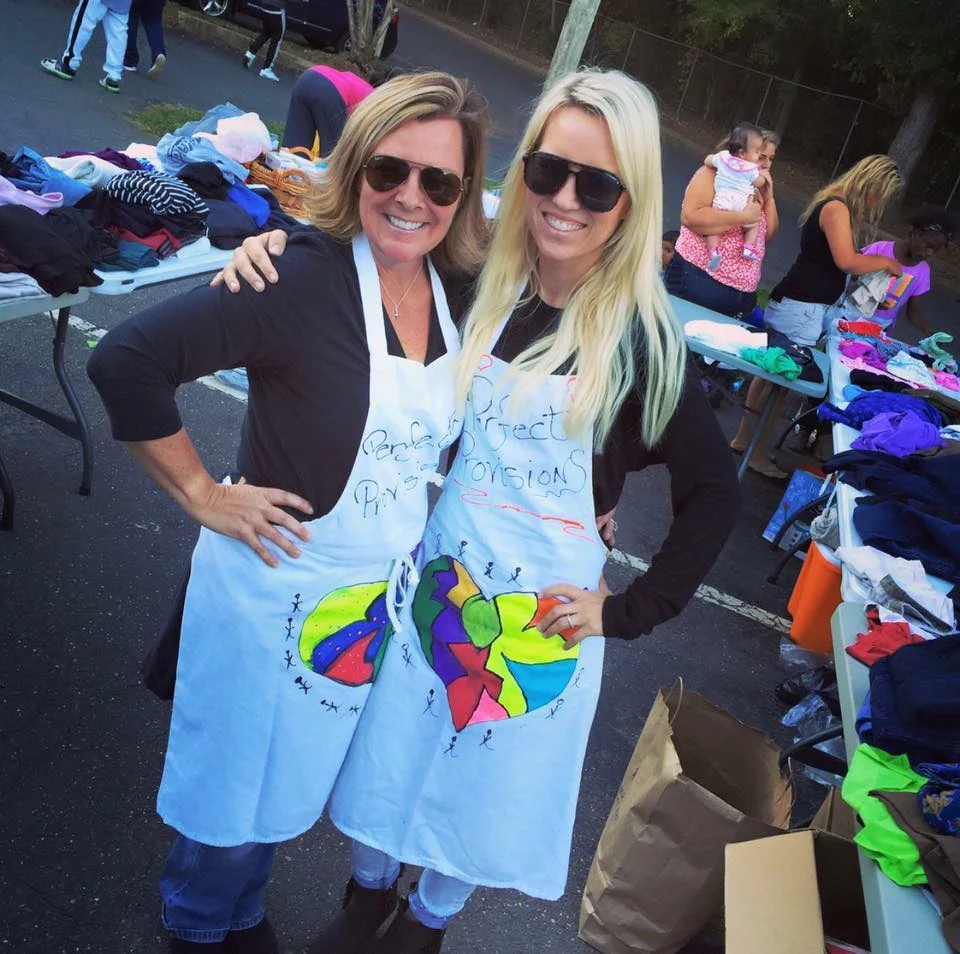 Beautiful inside and out! Molly and Kat serving those in need at Perfect Provisions Soup Kitchen.