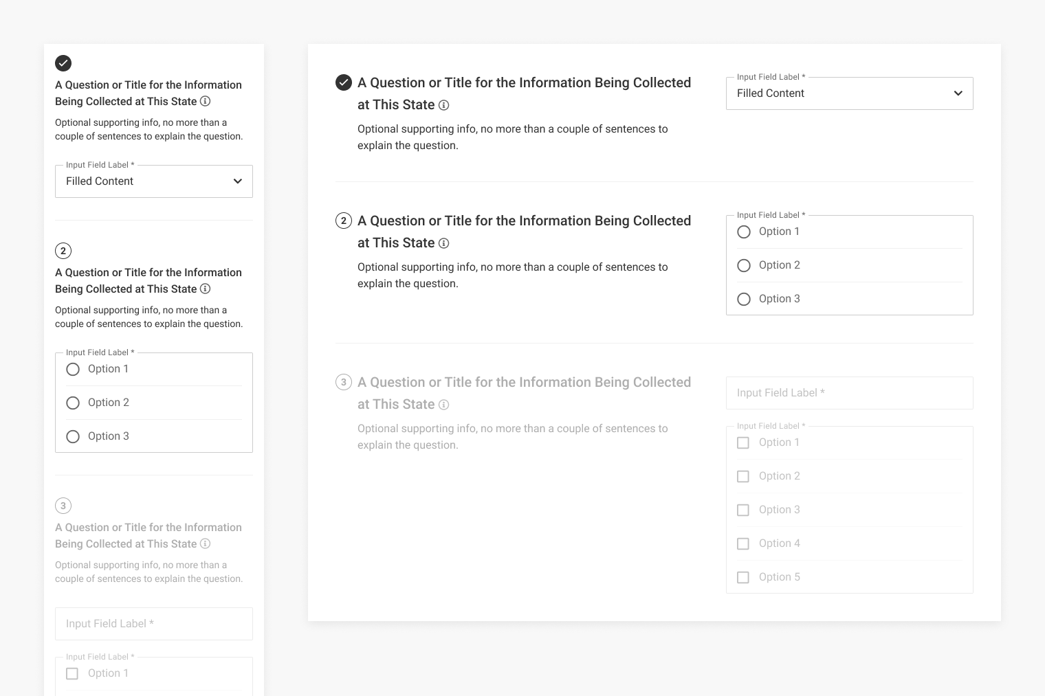 Question &amp; Answer Layout