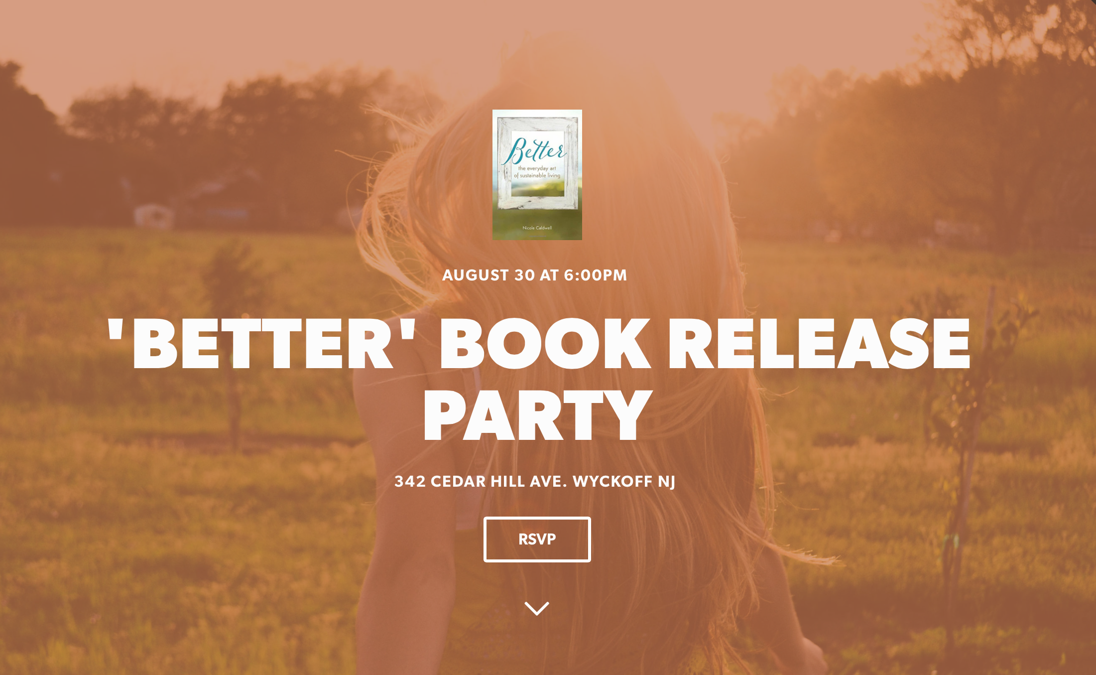 Wyckoff, NJ: 'Better' Book Release Party
