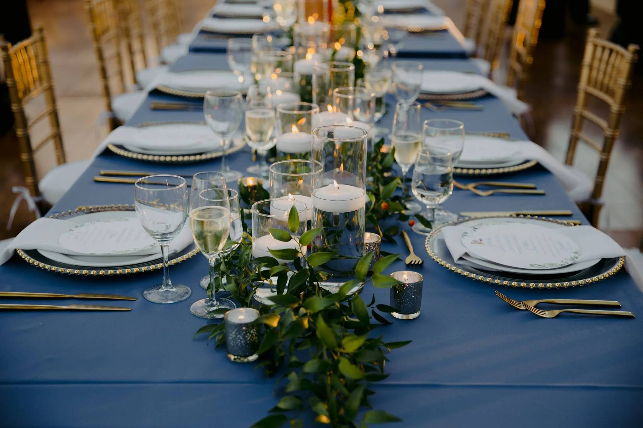 2018 Meghan & Billy - The Big House long table float candles.jpg