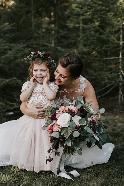 2018 Jenny & Ryan - Hidden Pond bride with flower girl.jpg