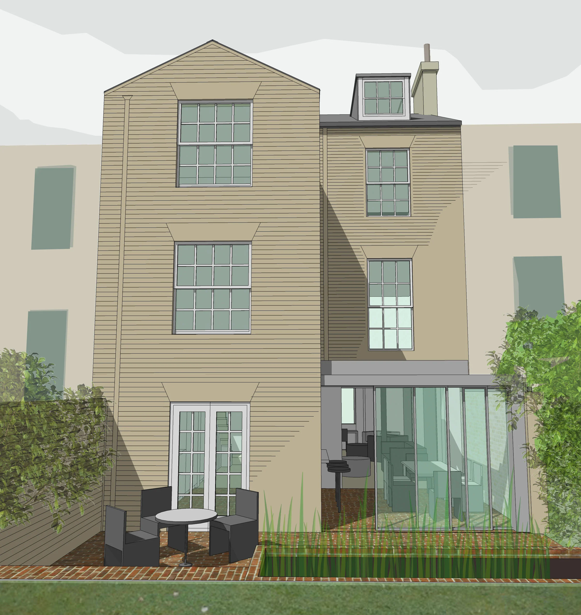 rear elevation