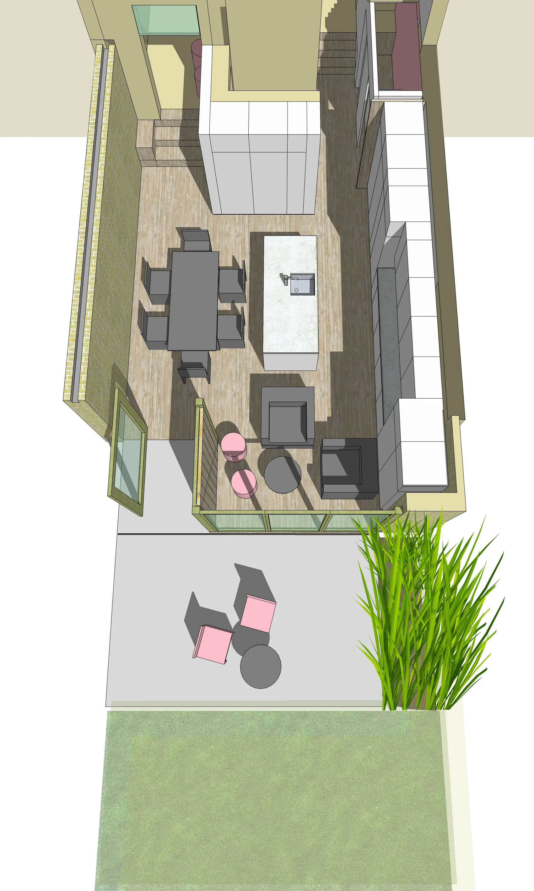 plan aerial perspective - early sketch