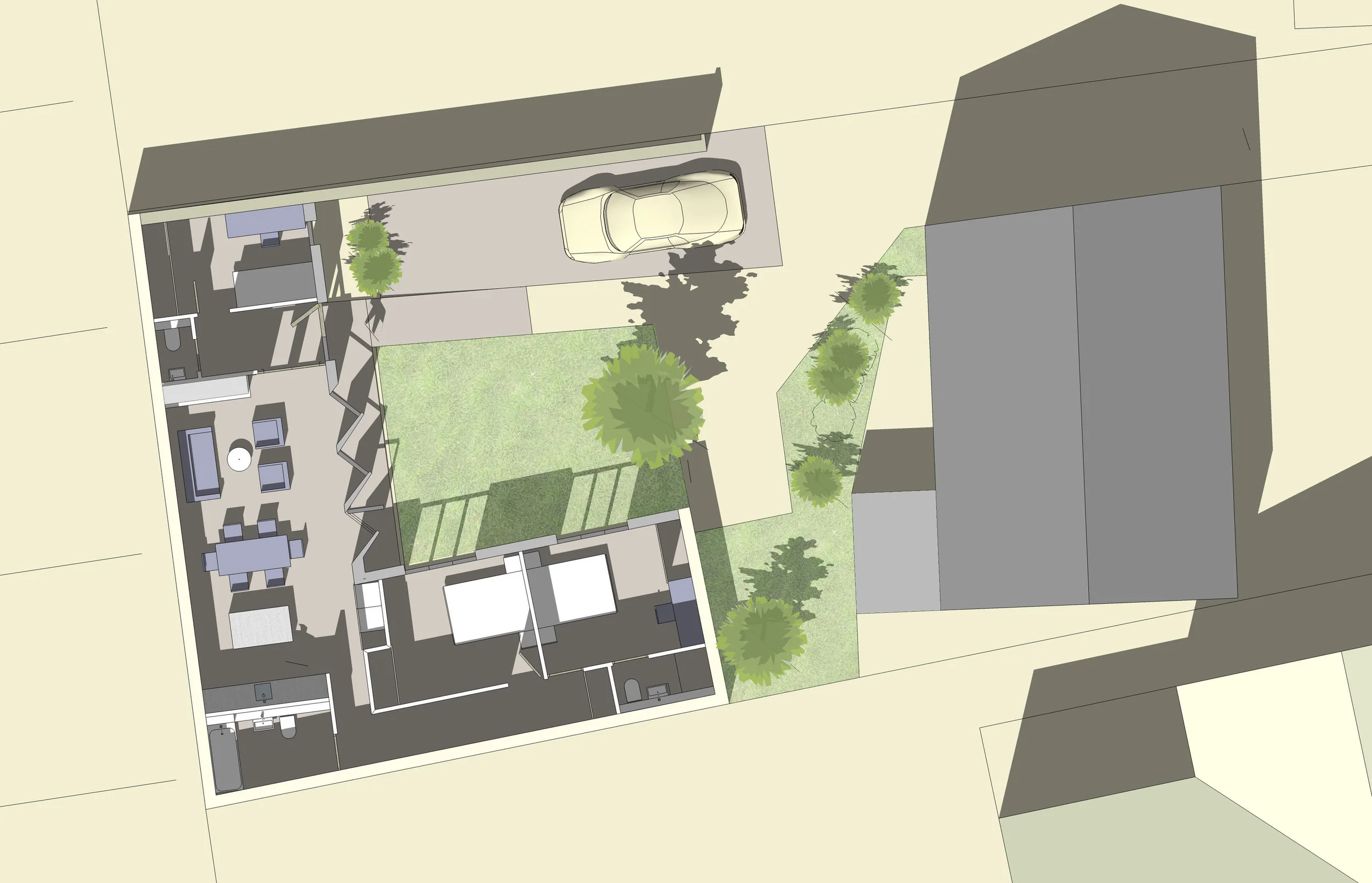 floorplan - 3D sketch model