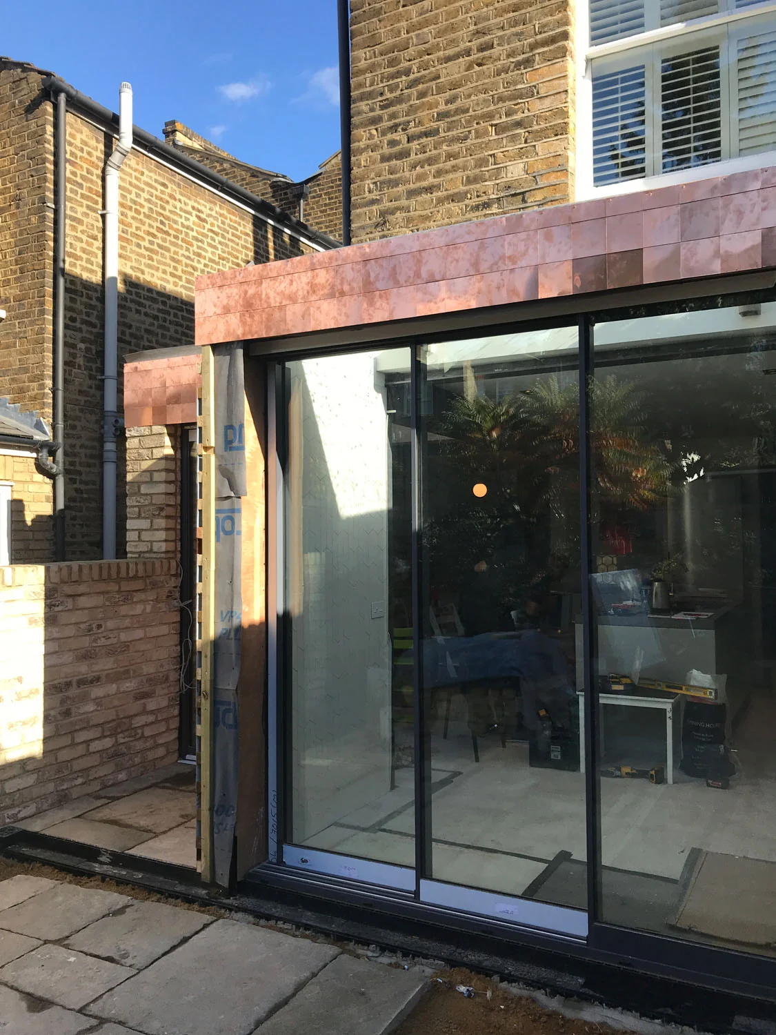 copper shingles - under construction