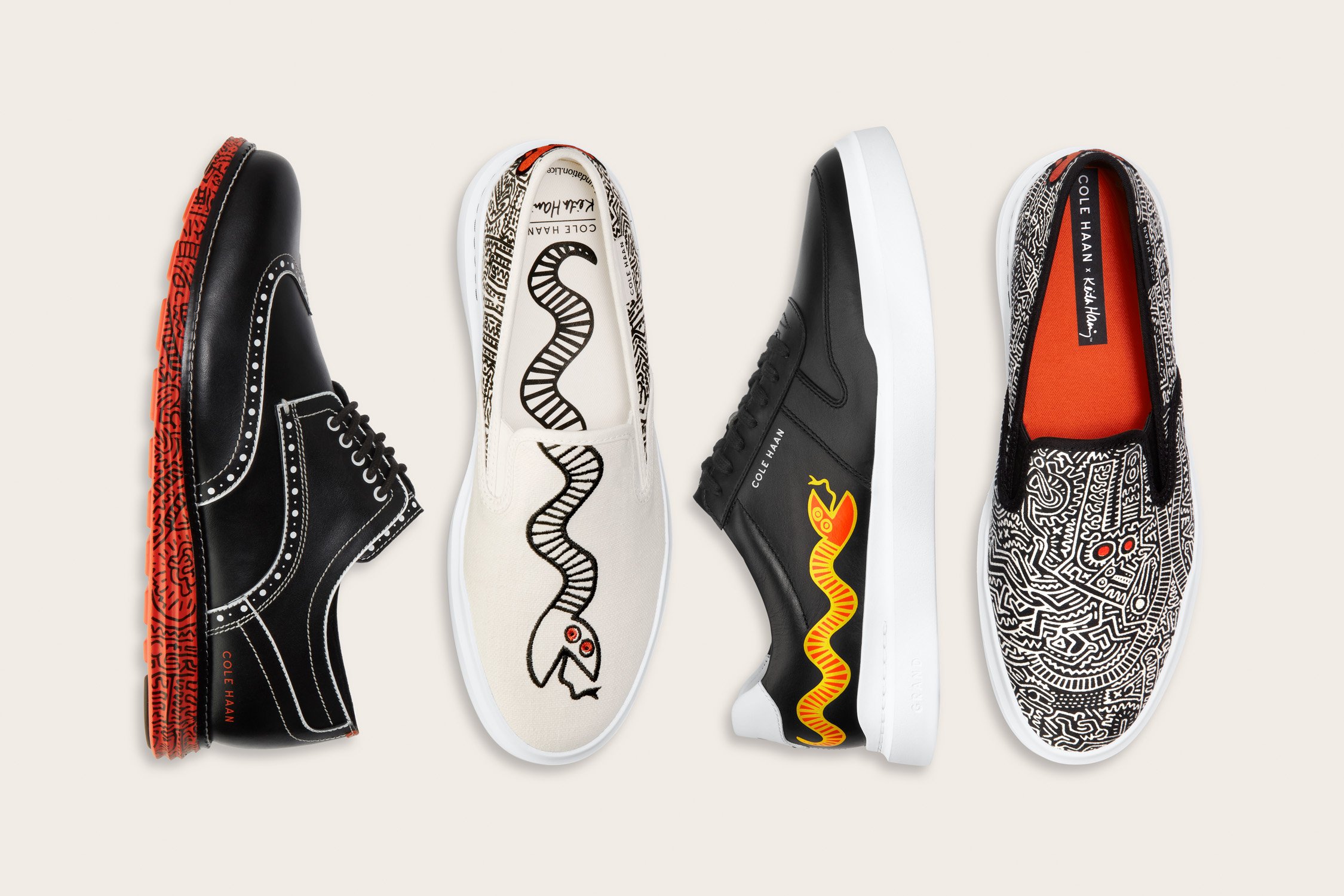 Cole Haan Unveils New Shoe Collaboration Featuring The Art Of Keith Haring