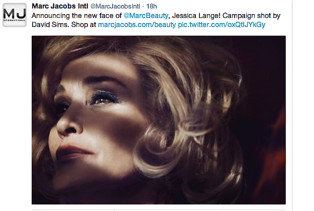 Jessica Lange for Marc Jacobs