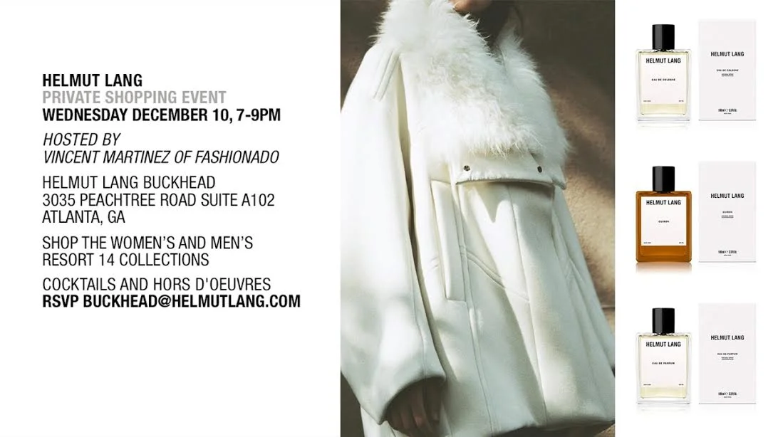 E. Vincent Martinez Helmut Lang