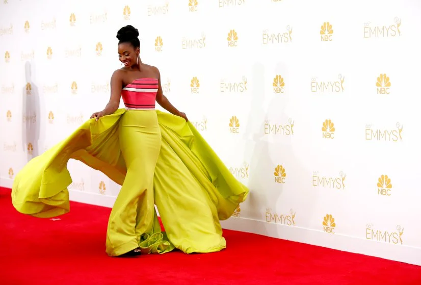 Teyonah Parris in Christian Siriano at the Emmys