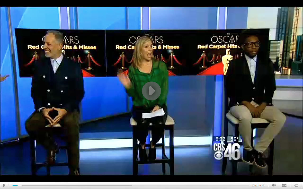 I had a fun fashion year at CBS 46's Better Mornings show talking up Red Carpet fashion.