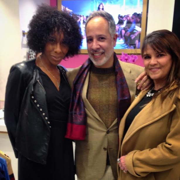  Sharing a DVF moment with&nbsp;Theo Tyson &amp; Jan Hickel. 