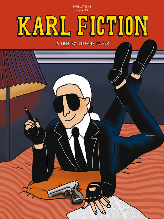 karl lagerfeld pulp fiction