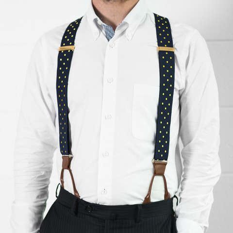 Leather Suspenders for Men - JJ Suspenders