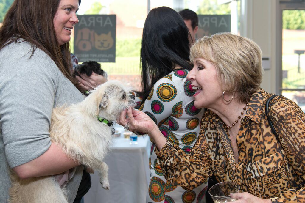  Grace Murphy with Sandra Verbon of International Giving and Zipper. 