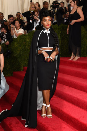  Janelle Monae in a caped H&amp;M. 