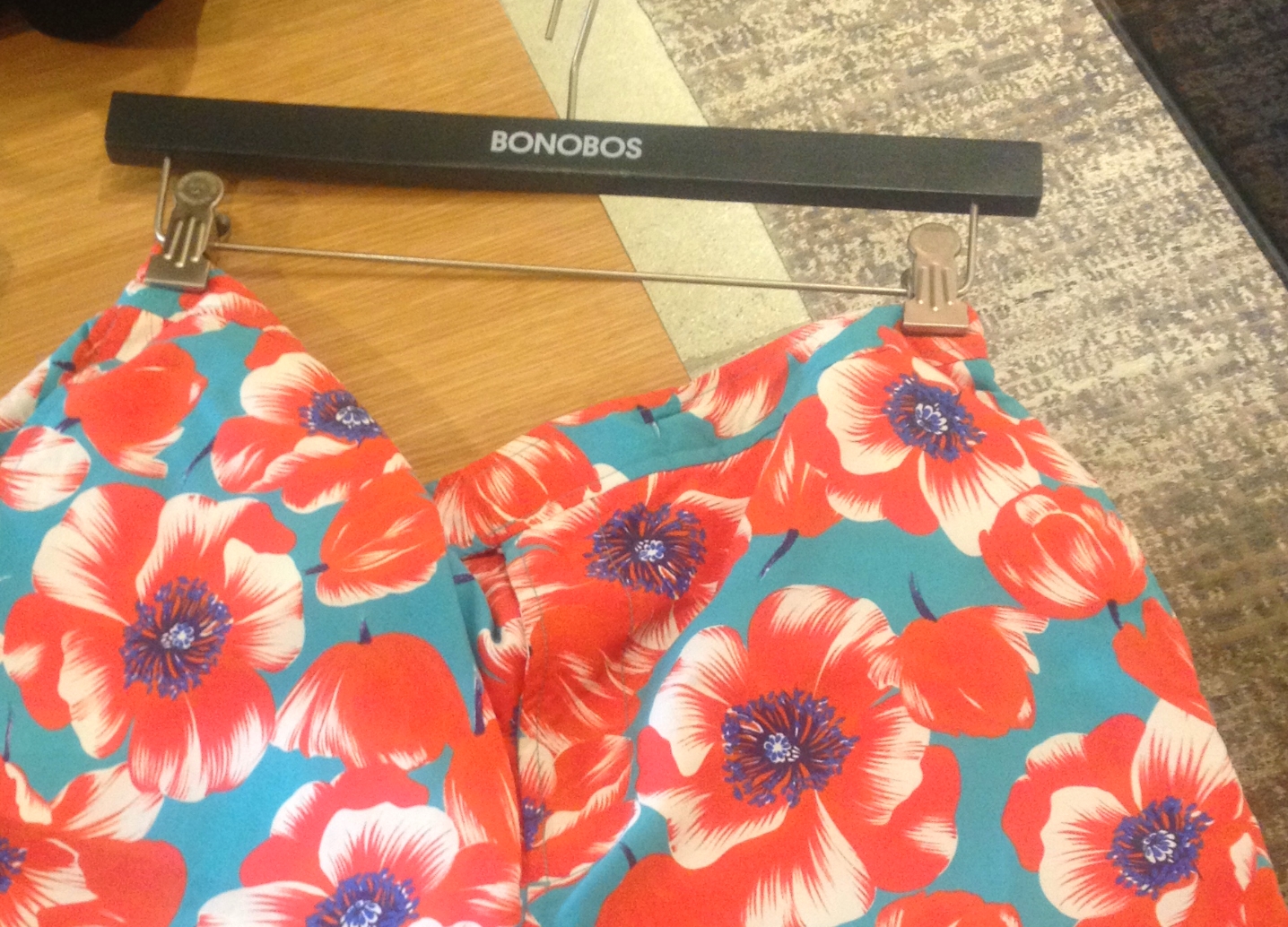  Paired with a summer-weight white shirt, these floral trunks from Bonobos are ready for a good time. 