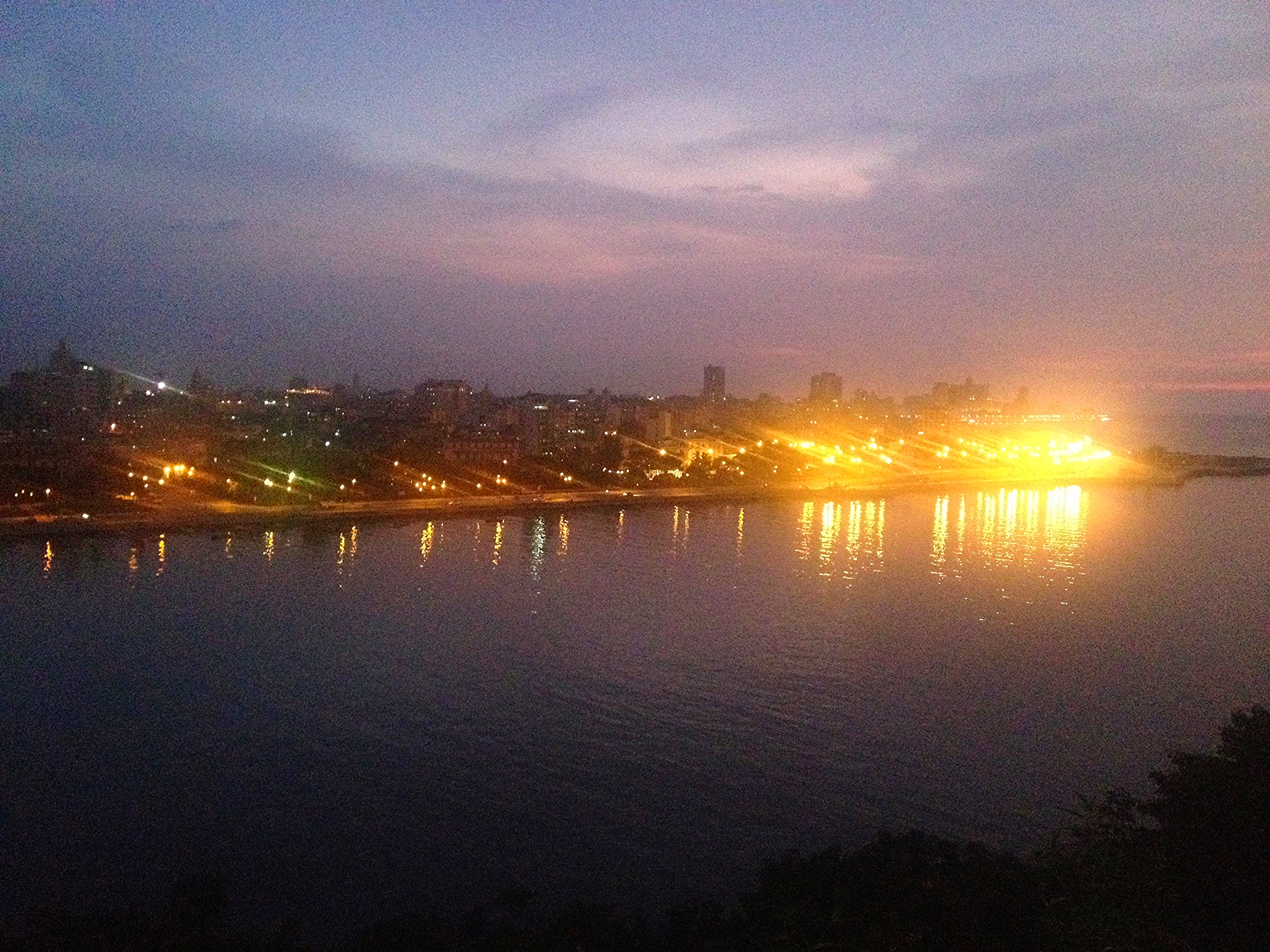  View of el Malecon from the Fortaleza de la Cabana. 