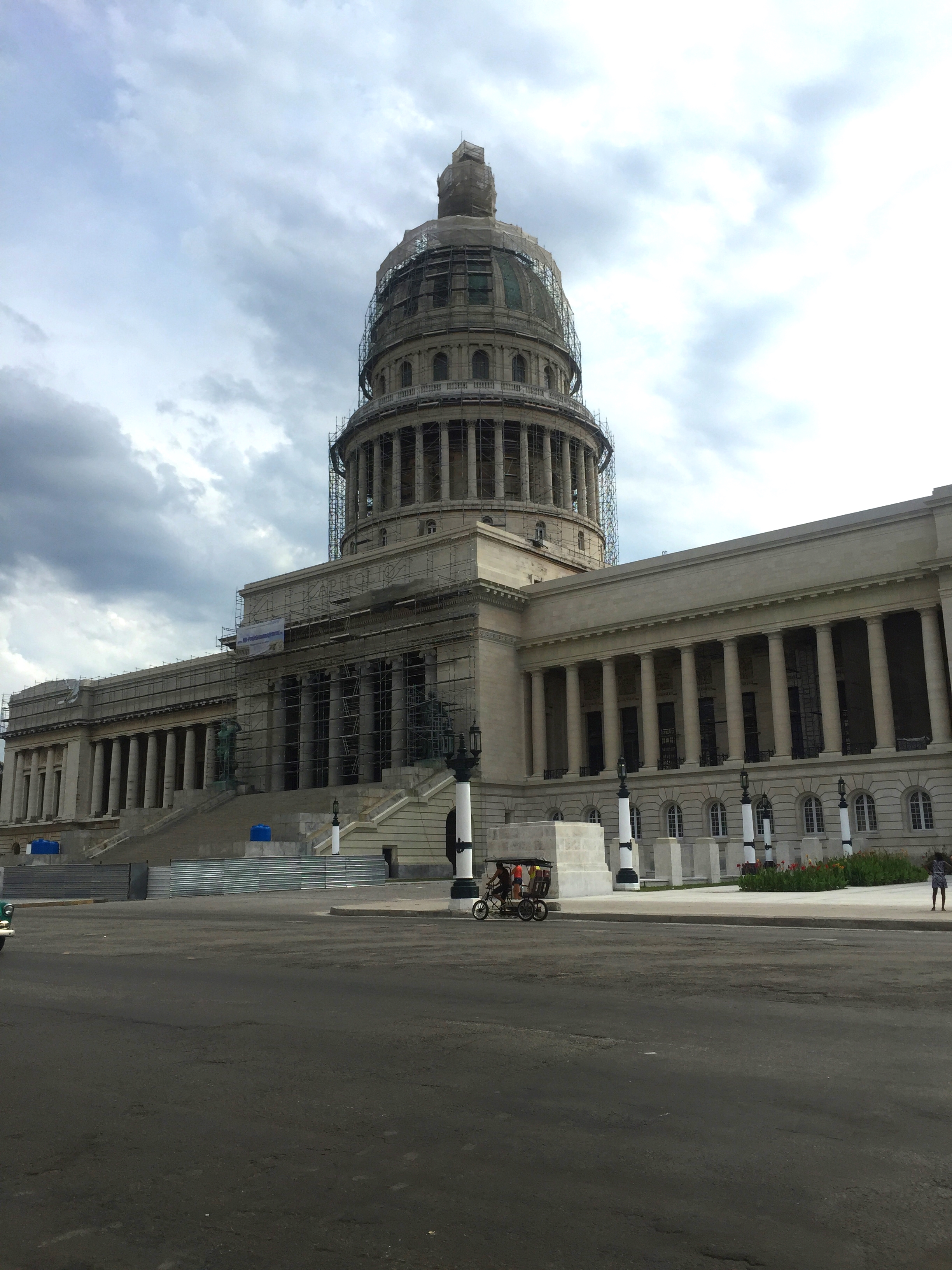  The Capital. Just last year (2014) cars were parked alongside the center street. 