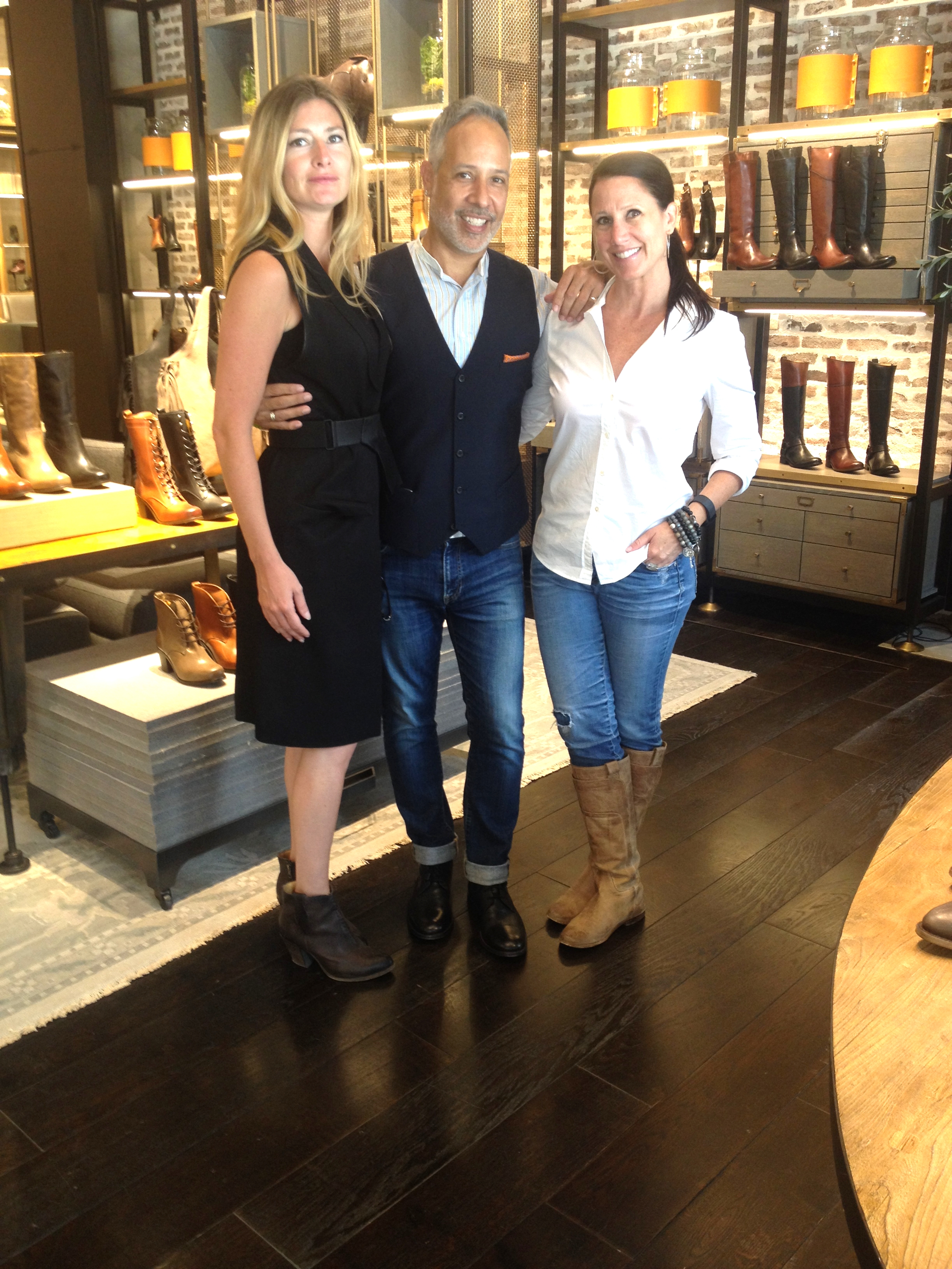  Photo opp with The Frye Company &amp; Caren West PR. And yes, we're all wearing Frye. 