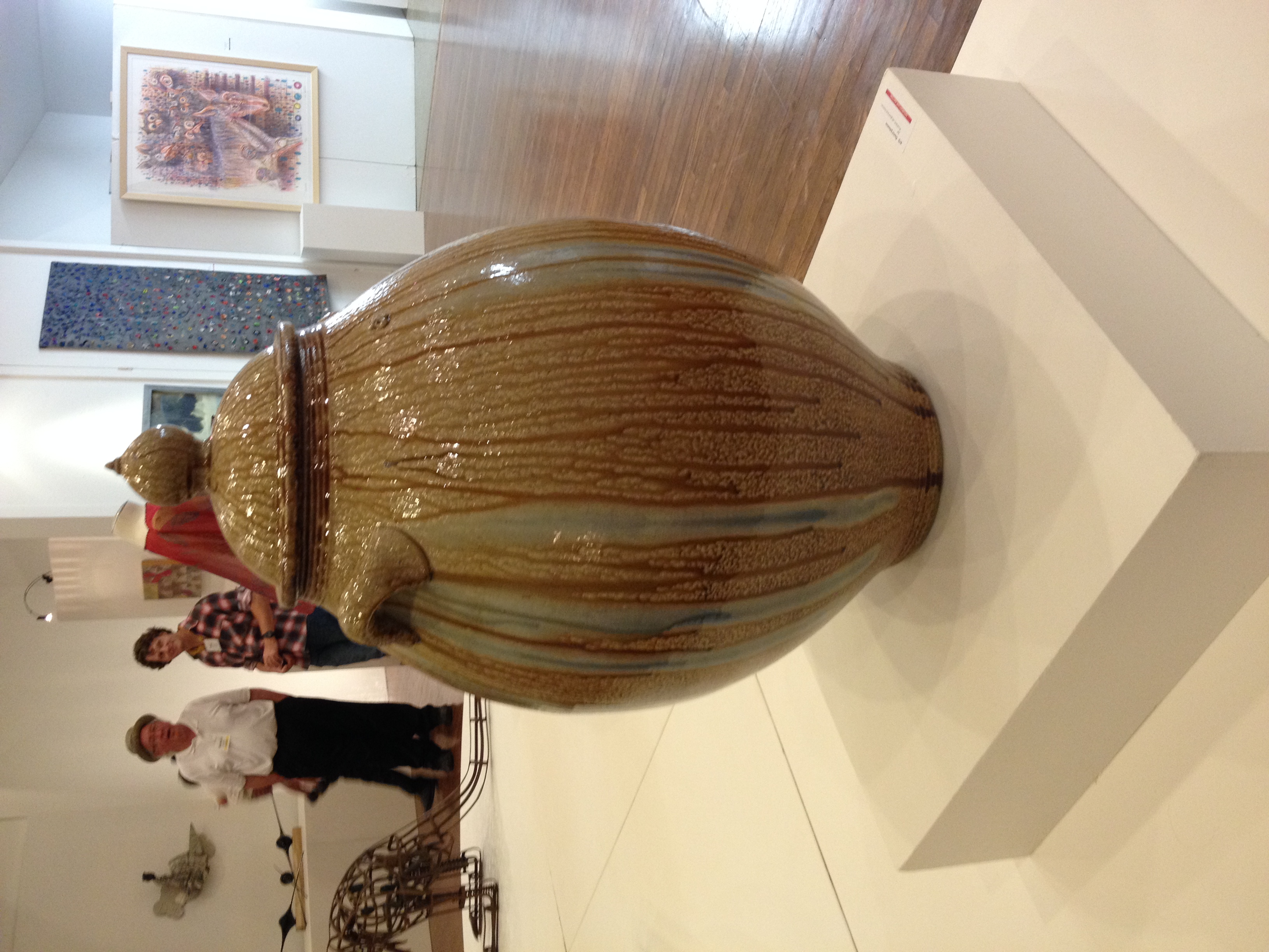   Daniel Johnston     Jar    Wood-fired, salt-glazed local stoneware 40 x 22 inches 