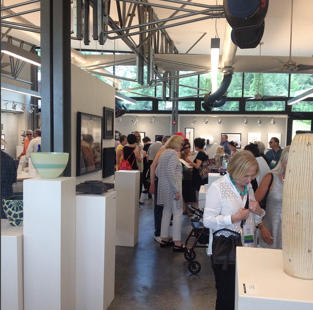 Friday evening's silent auction... Repost: Penland's Instagram