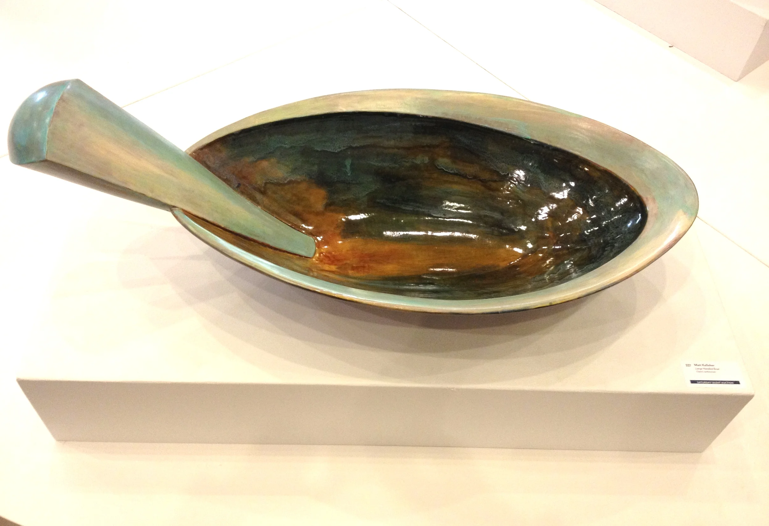   Matt Kelleher    Large Handled Bowl  Glazed earthenware 