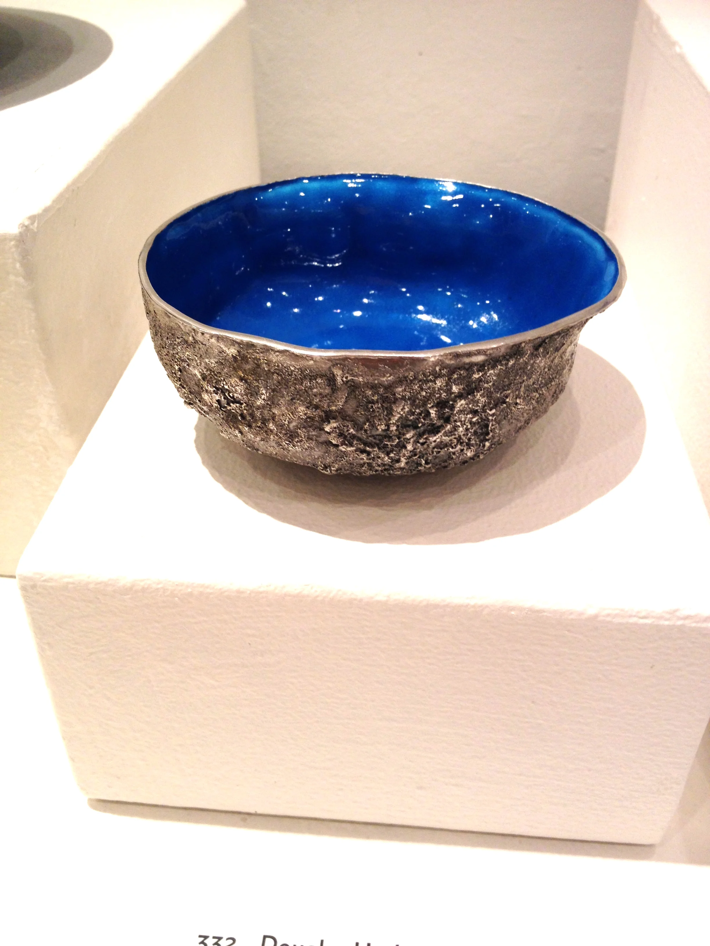   Douglas Harling    Alms Bowl  Silver, enamel 2 x 4H x 4H inches&nbsp; 