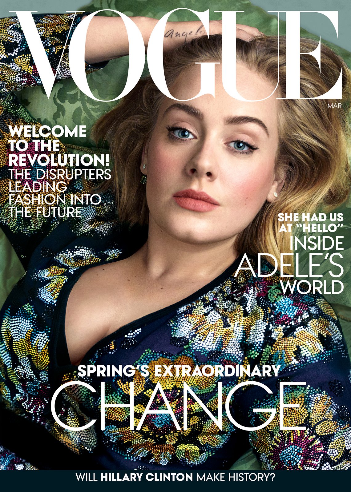 Adele covers Vogue