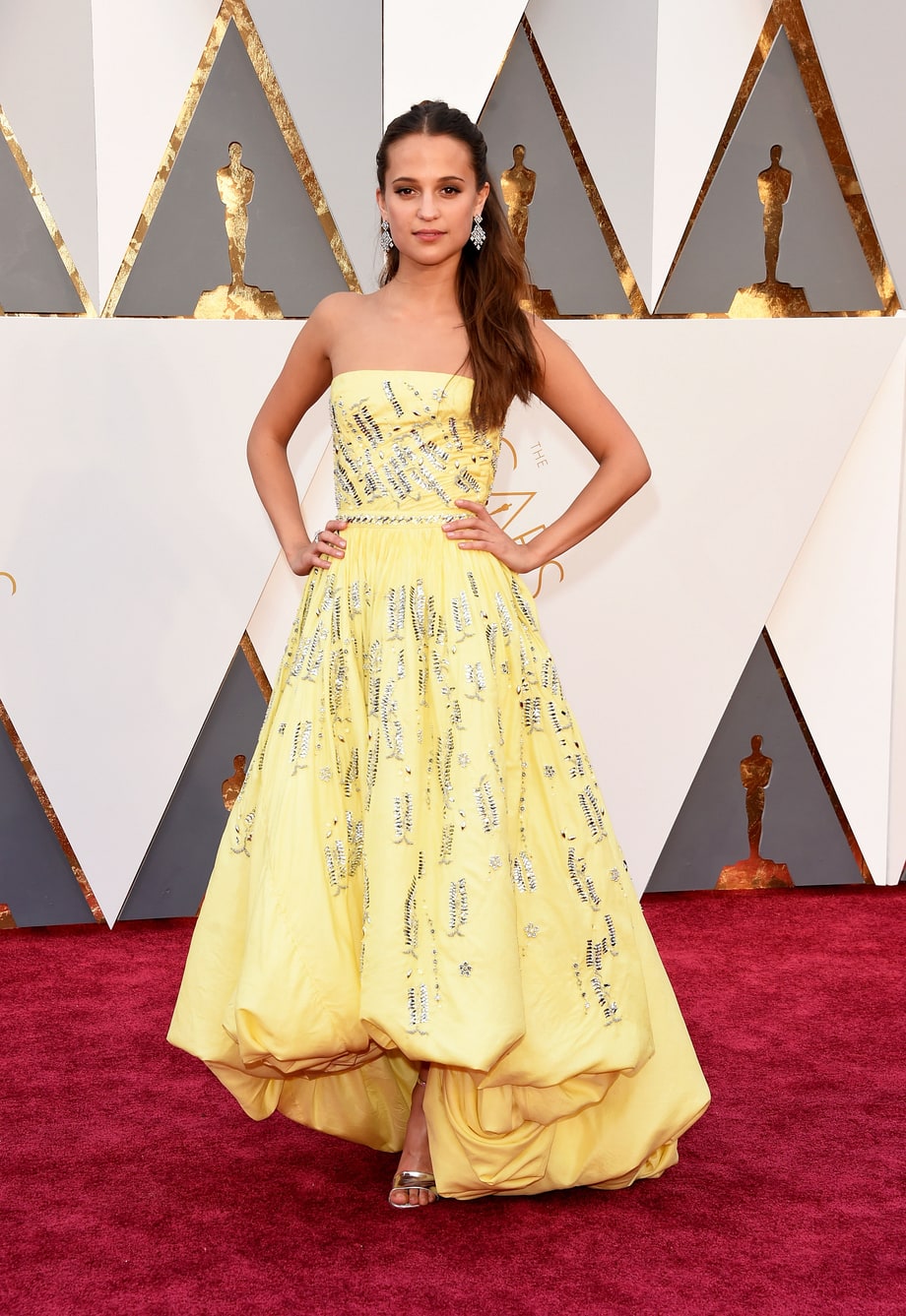 Alicia Vikander in Louis Vuitton.