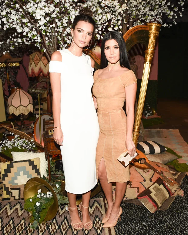Emily Ratajkowski & Kourtney Kardashian