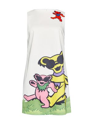  alice + olivia X Grateful Dead: Dancing Bear Shift Dress, Retail: $298 