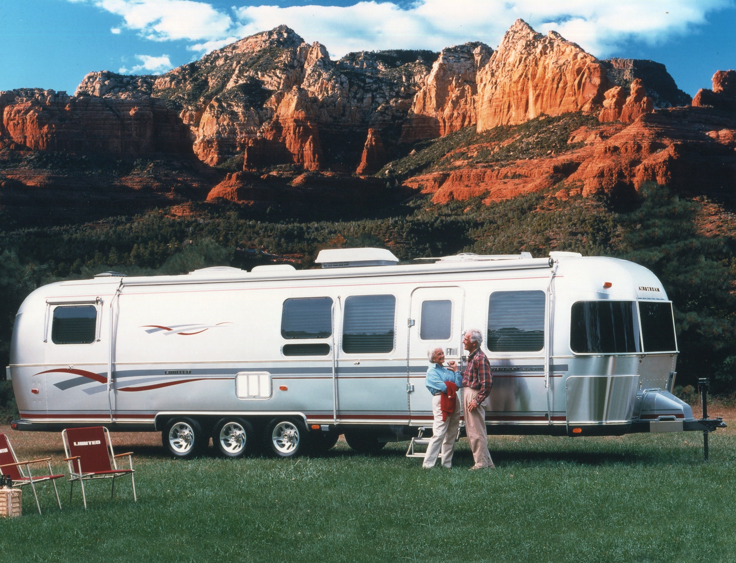  The most luxurious Airstream, the Limited, even came with folding chairs bearing the Limited name. &nbsp; 