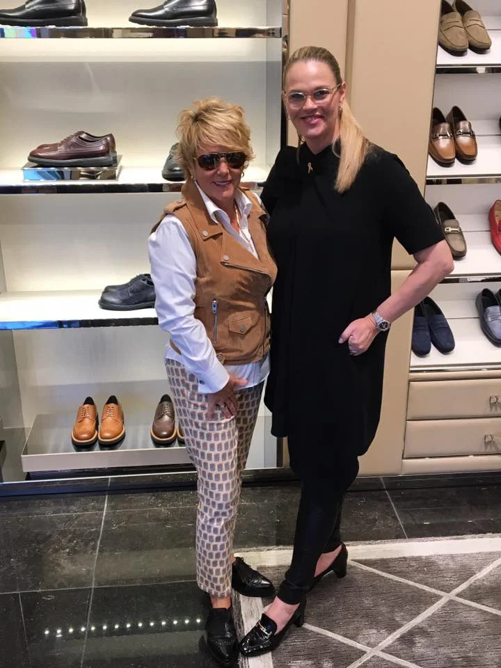 Sona Chambers with Tod's Atlanta GM Barbara Collins