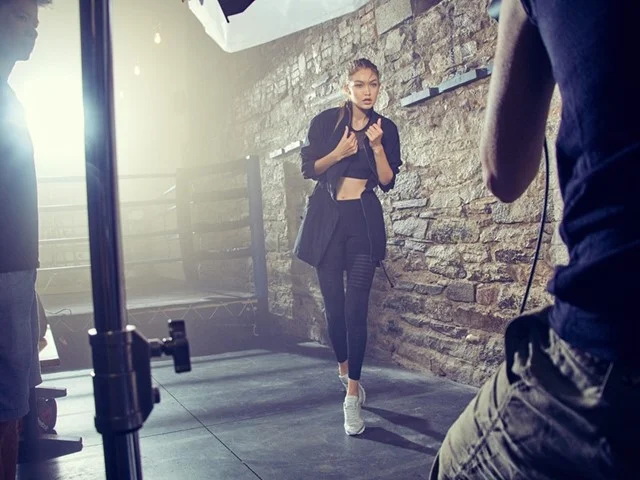 gigi hadid rebook be more human