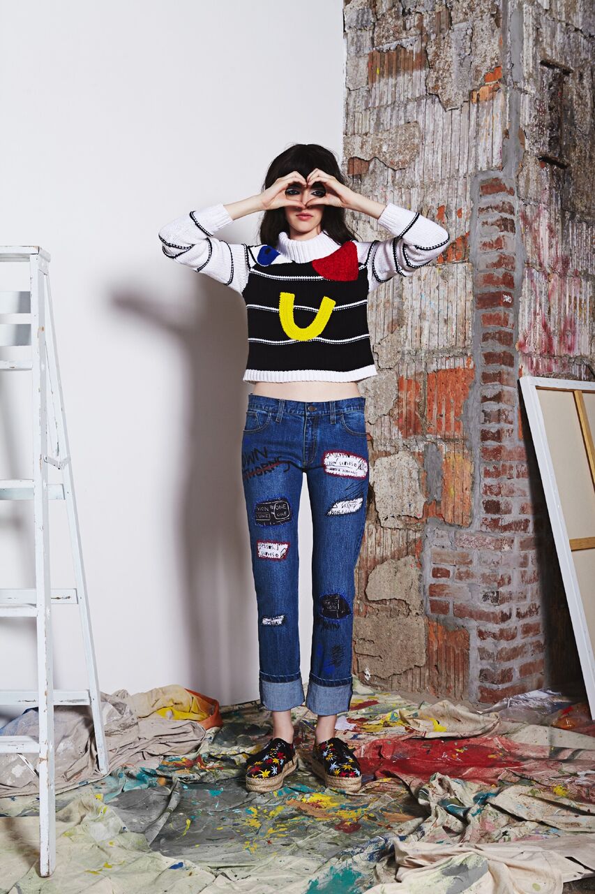 alice + olivia x BASQUIAT CFDA