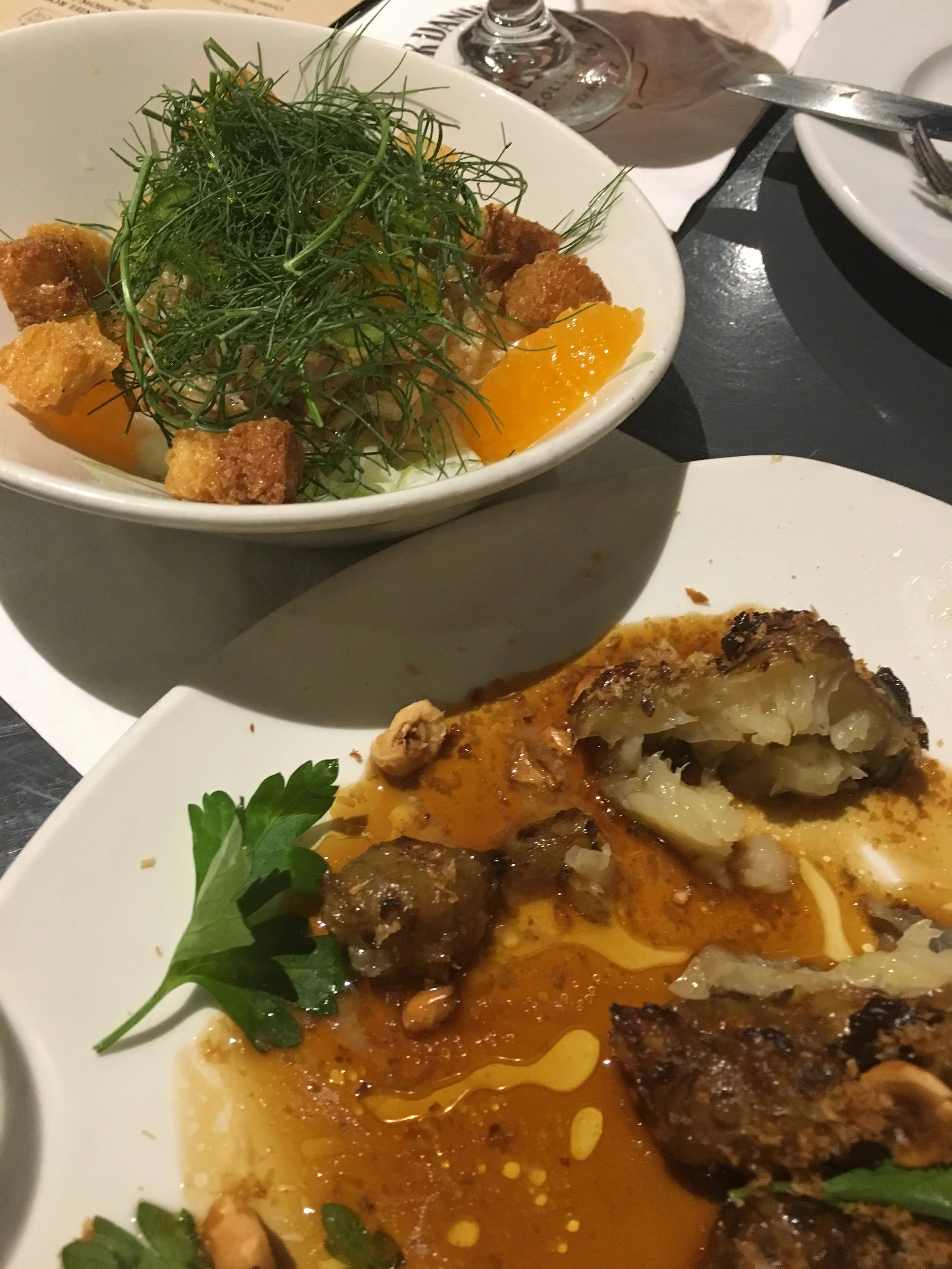  Sweet crab, buttermilk marinated fennel, 