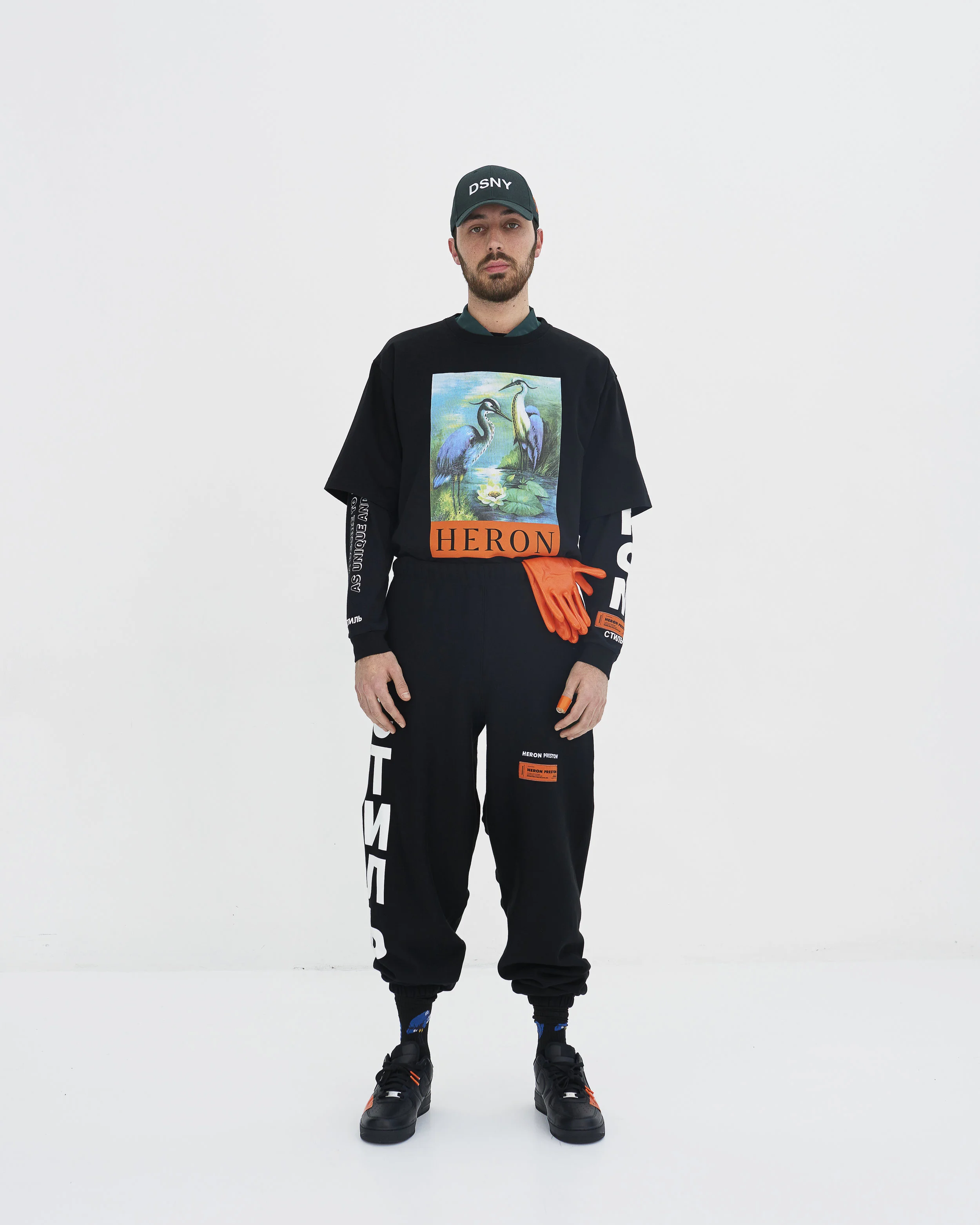 how to wear heron preston belt