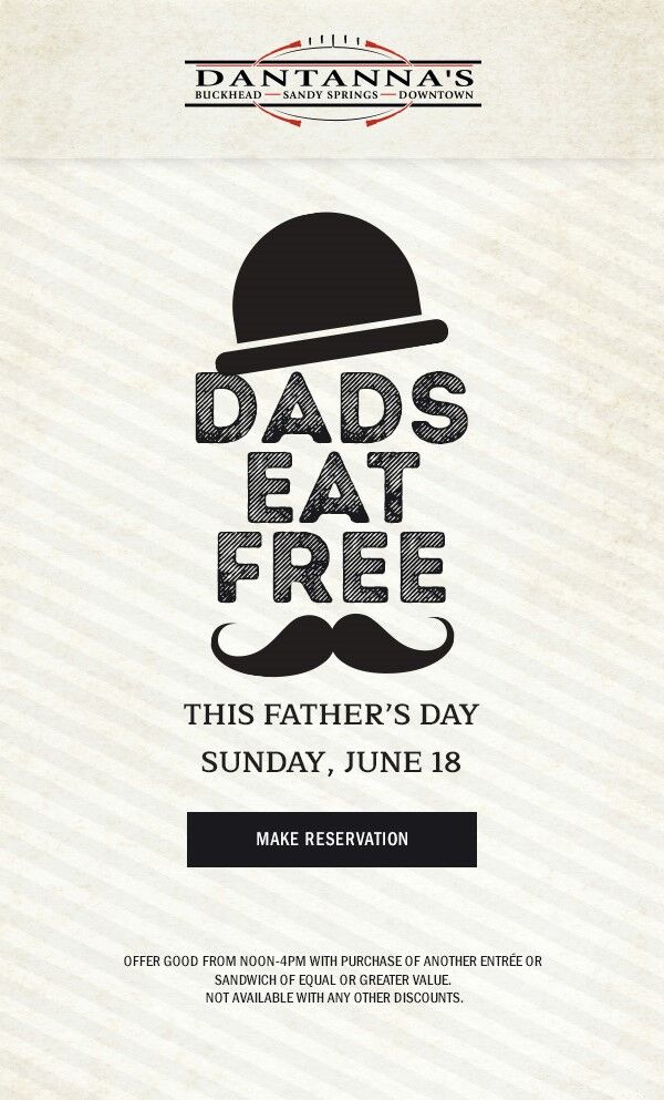 dads eat free