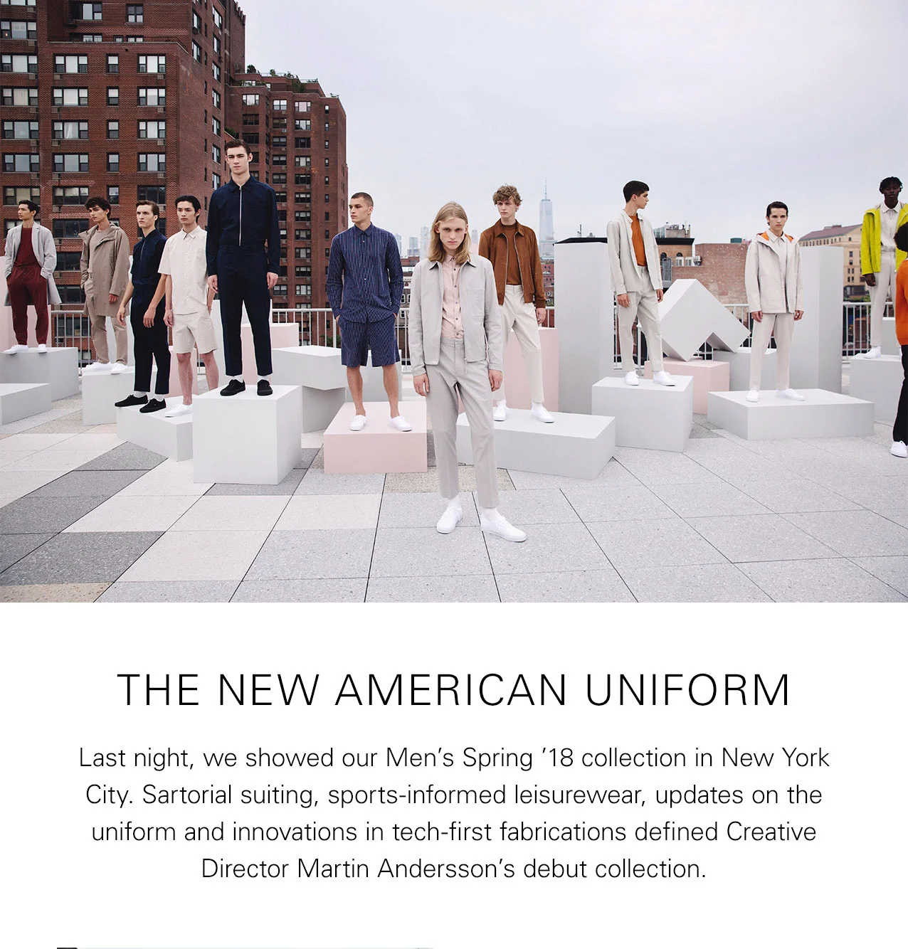 Theory Spring 2018 Menswear  NYFWM