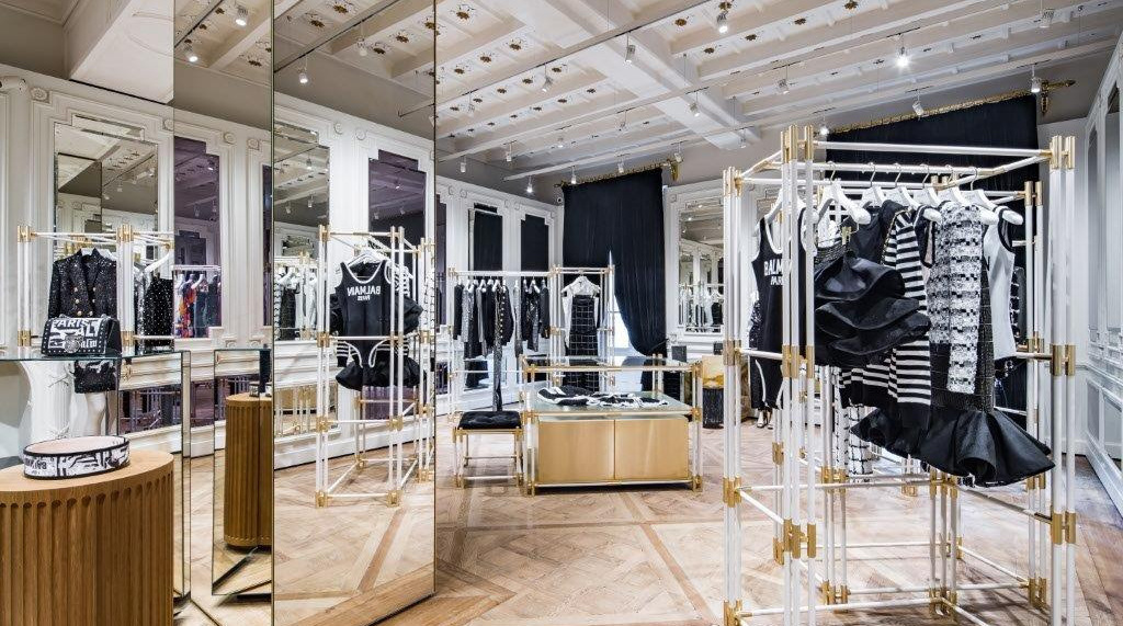 balmain milan flagship