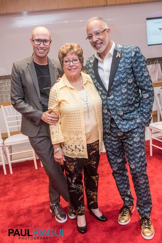 Alex Page, E. Vincent Martinez with Vincent's Mom